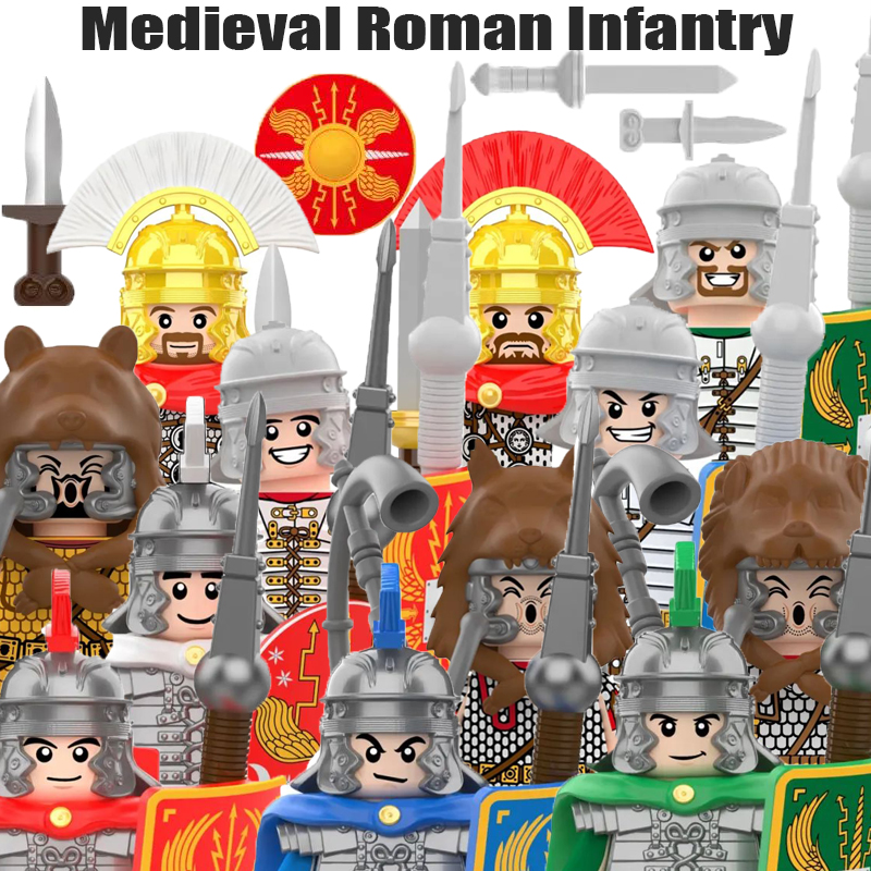 MOC Medieval Military Roman In - огляд і ціна Lego Minifigure Holder