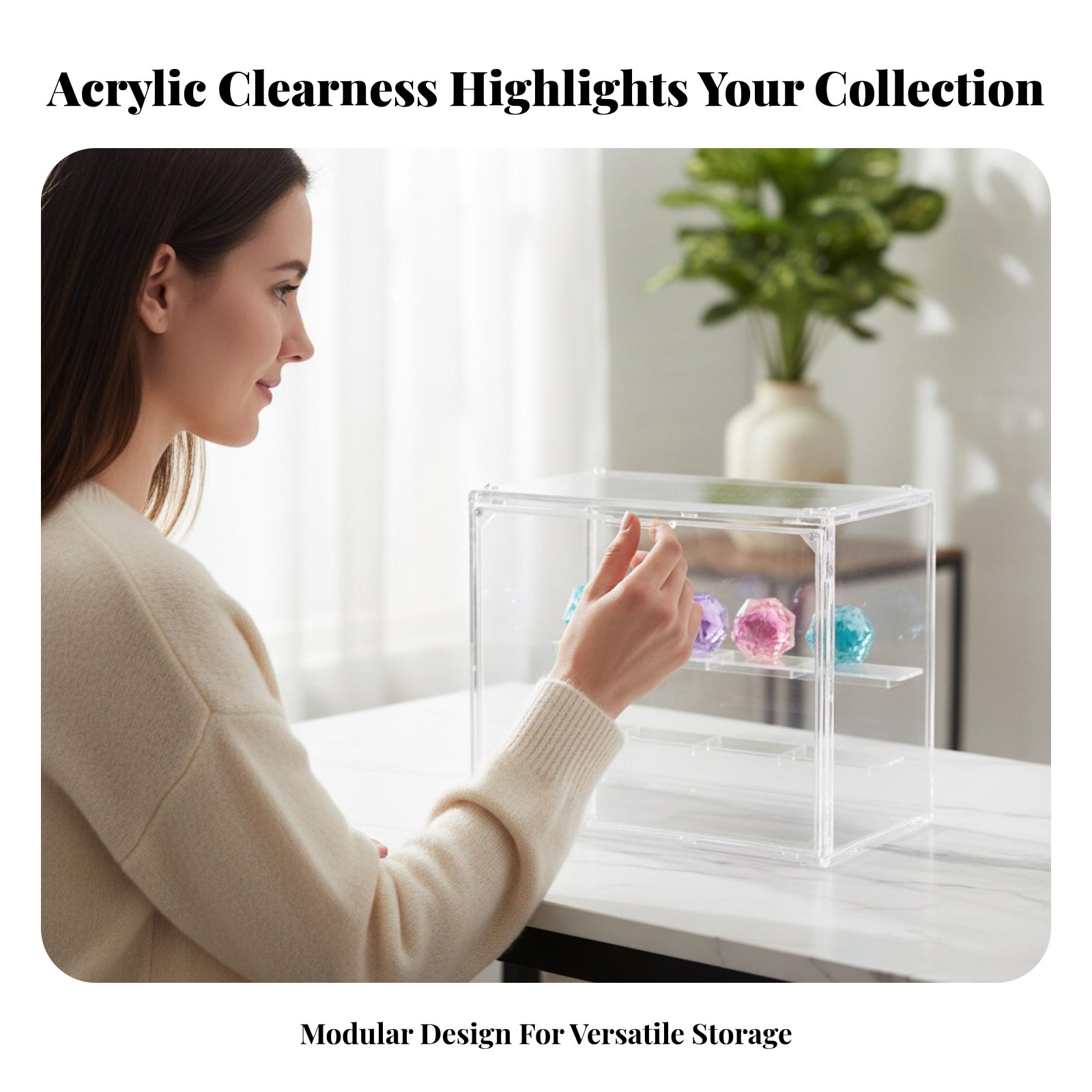 Clear Acrylic Display Case Hig - огляд і ціна Display Case Acrylic