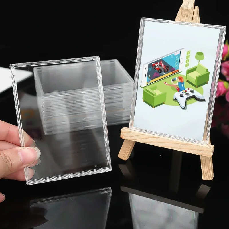 1/20Pcs Cards Sleeves Acrylic  - огляд і ціна Card Penny Sleeve