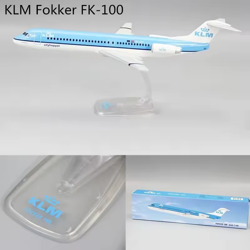 1/100 Scale Air /KLM FK-100/SM - огляд і ціна Model Airplane Plastic