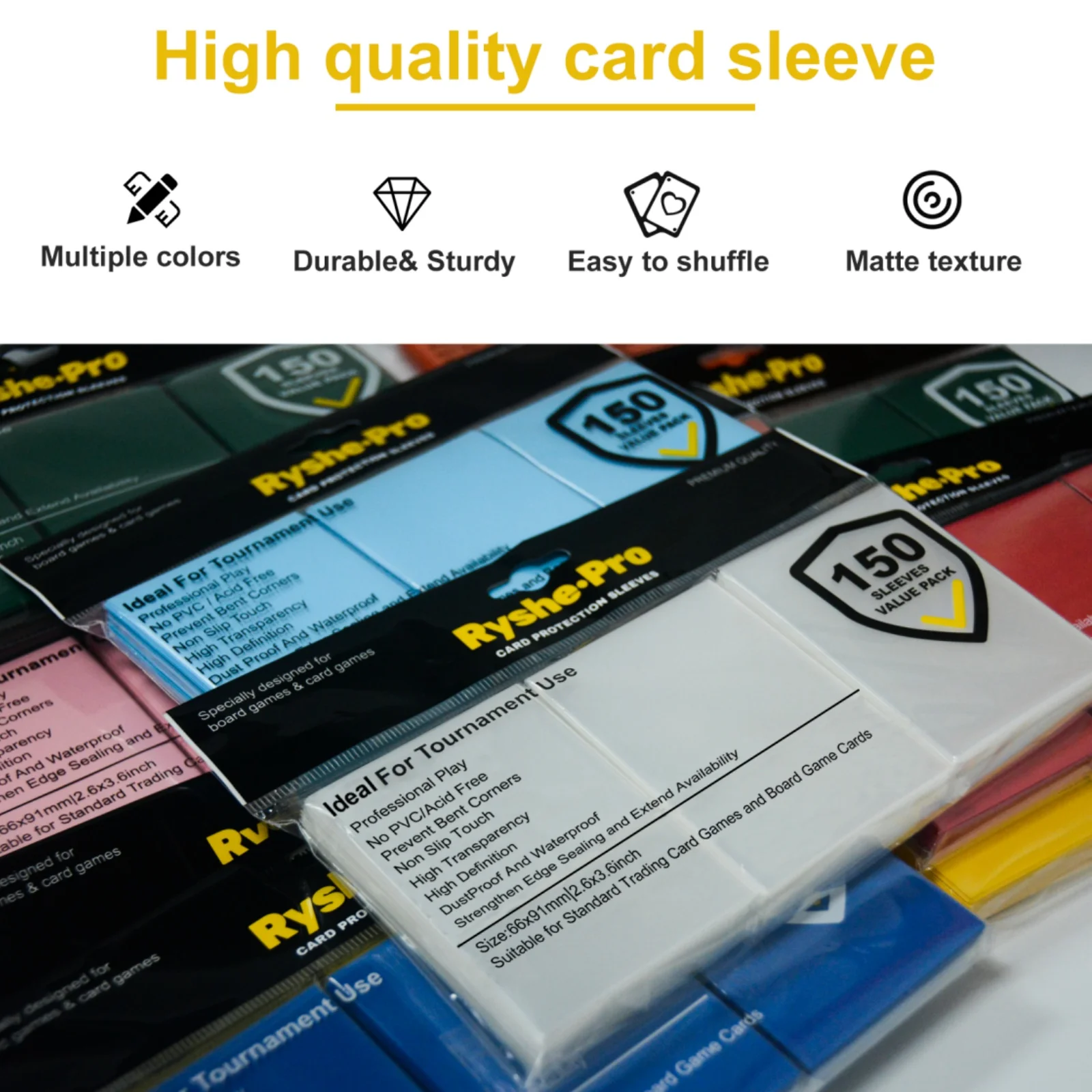 150Pcs 66*91mm Premium Card Sl - огляд і ціна Card Penny Sleeve