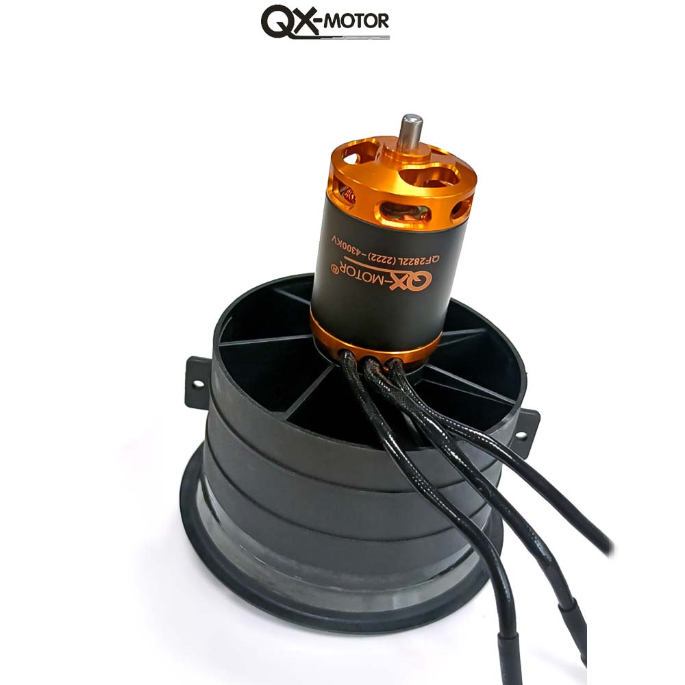 QX-Motor 64mm EDF 12Blades Duc - огляд і ціна Model Airplane Plastic