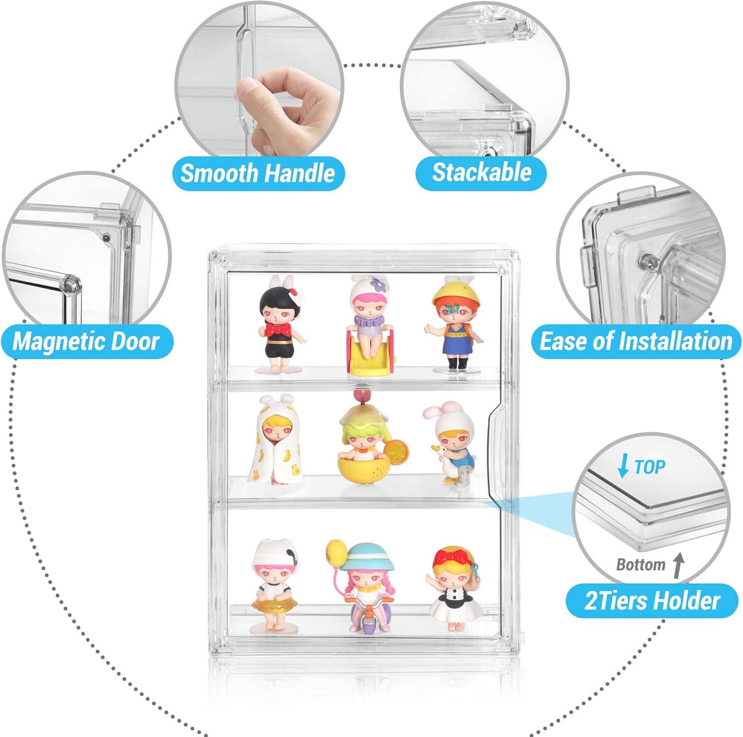 3-Tier Acrylic Display Case fo - огляд і ціна Display Case Acrylic