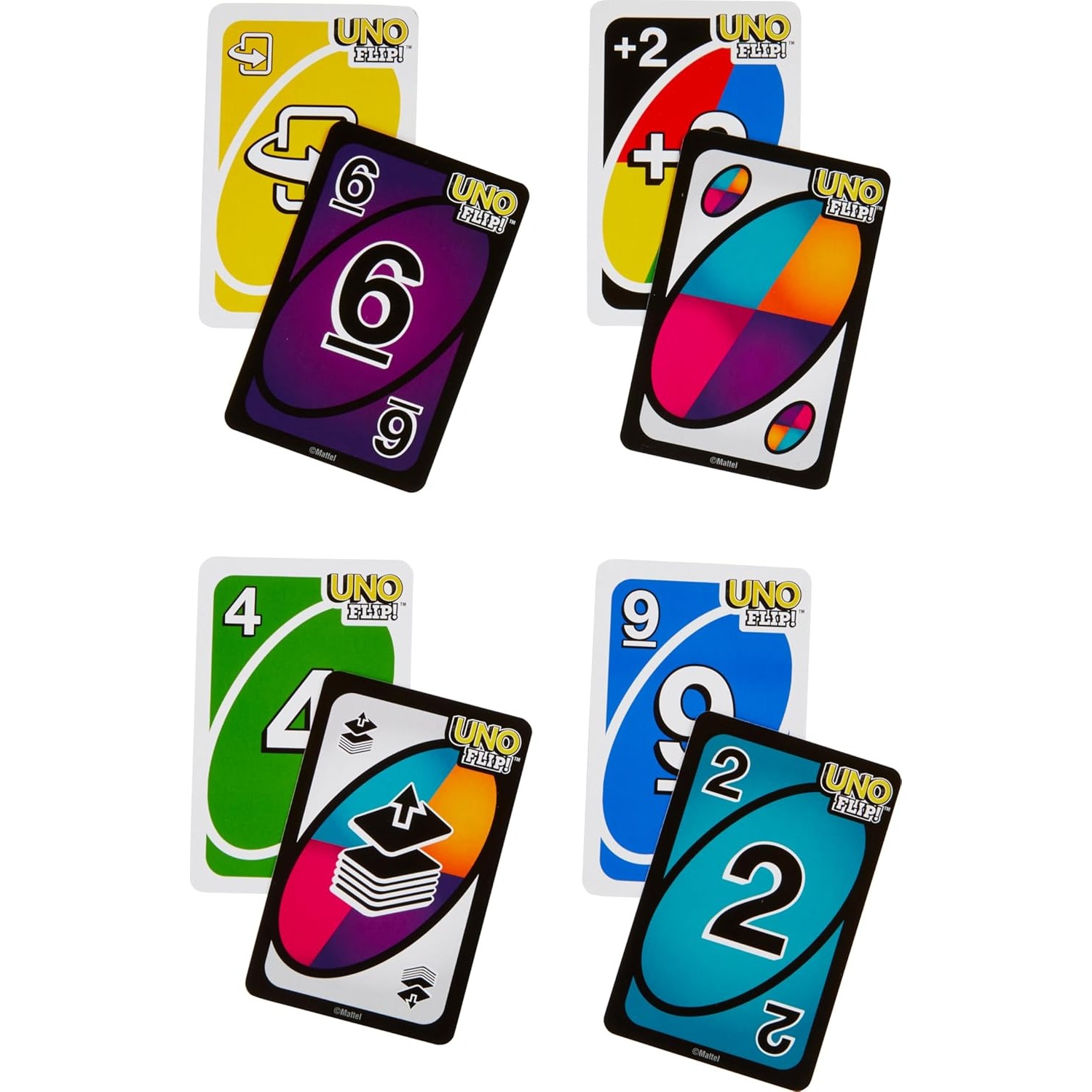 100% Original Mattel UNO Flip  - огляд і ціна Graded Card Display