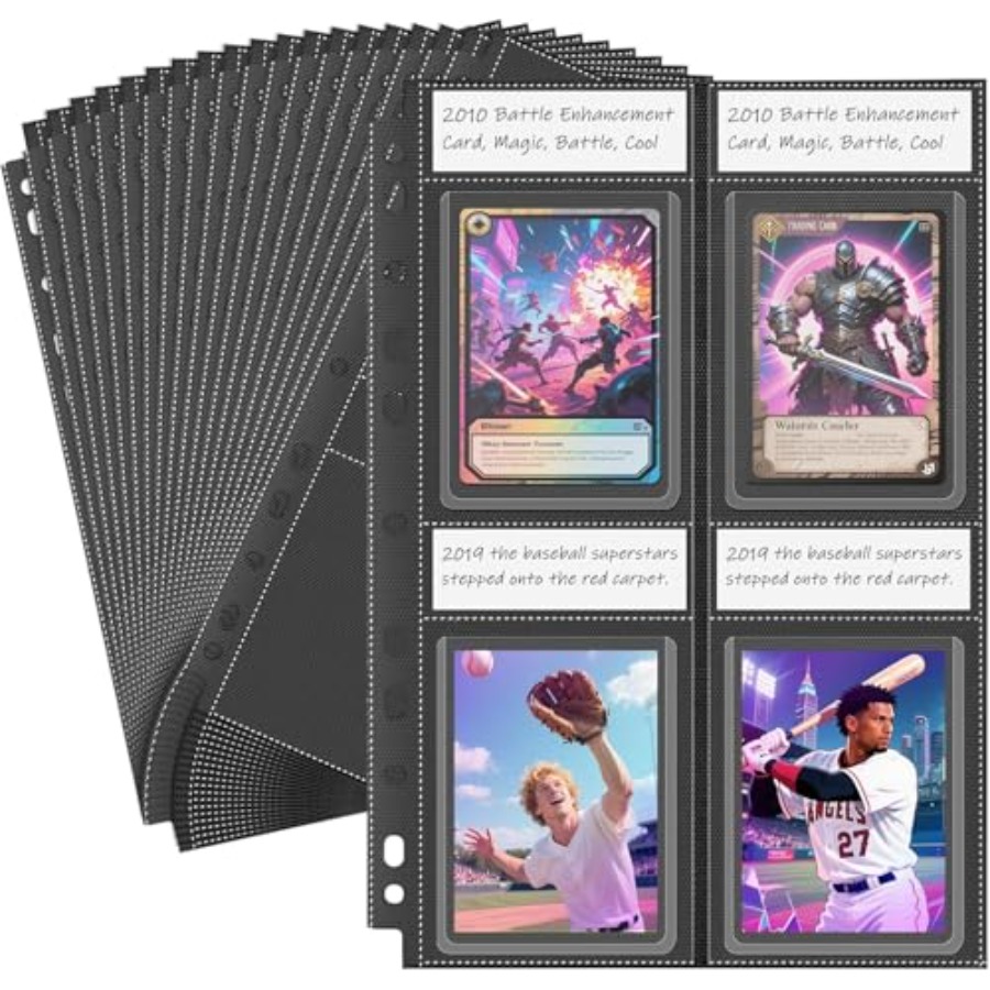 Top Loader Sleeves 4 Pocket 20 - огляд і ціна Trading Card Binder