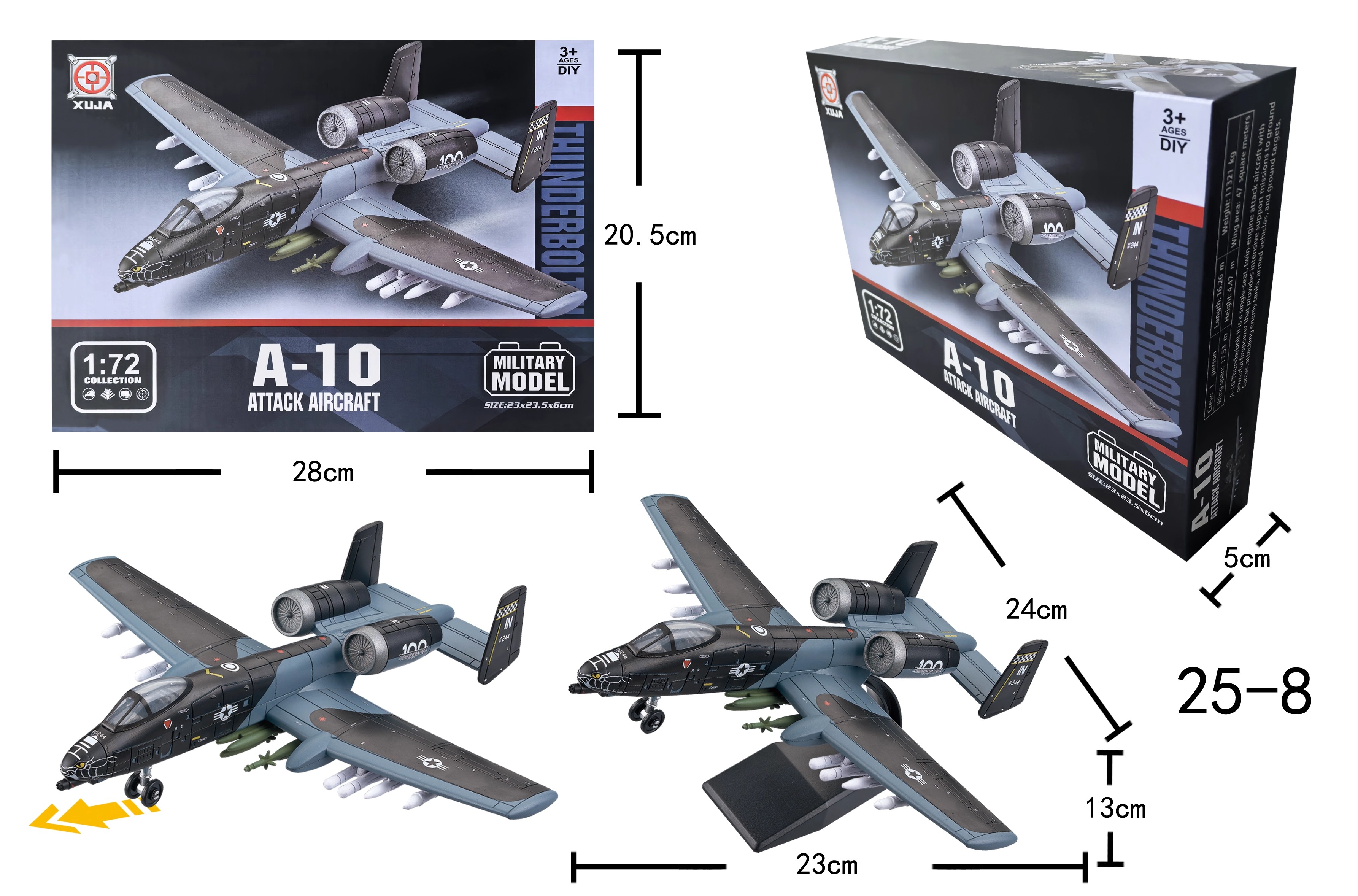 A-10 Warthog 1/72 Scale Micro  - огляд і ціна Model Airplane Plastic