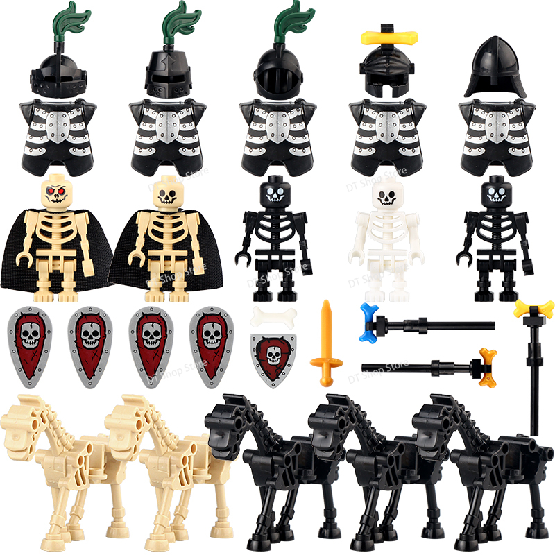 AX9815 AX9816 Medieval Knight  - огляд і ціна Lego Minifigure Holder