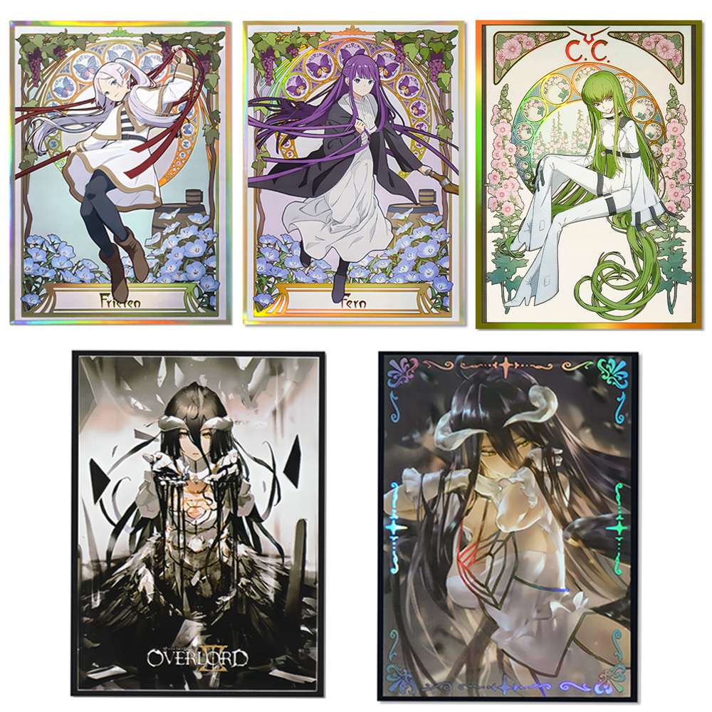 60PCS Standard Size Anime Card - огляд і ціна Graded Card Display