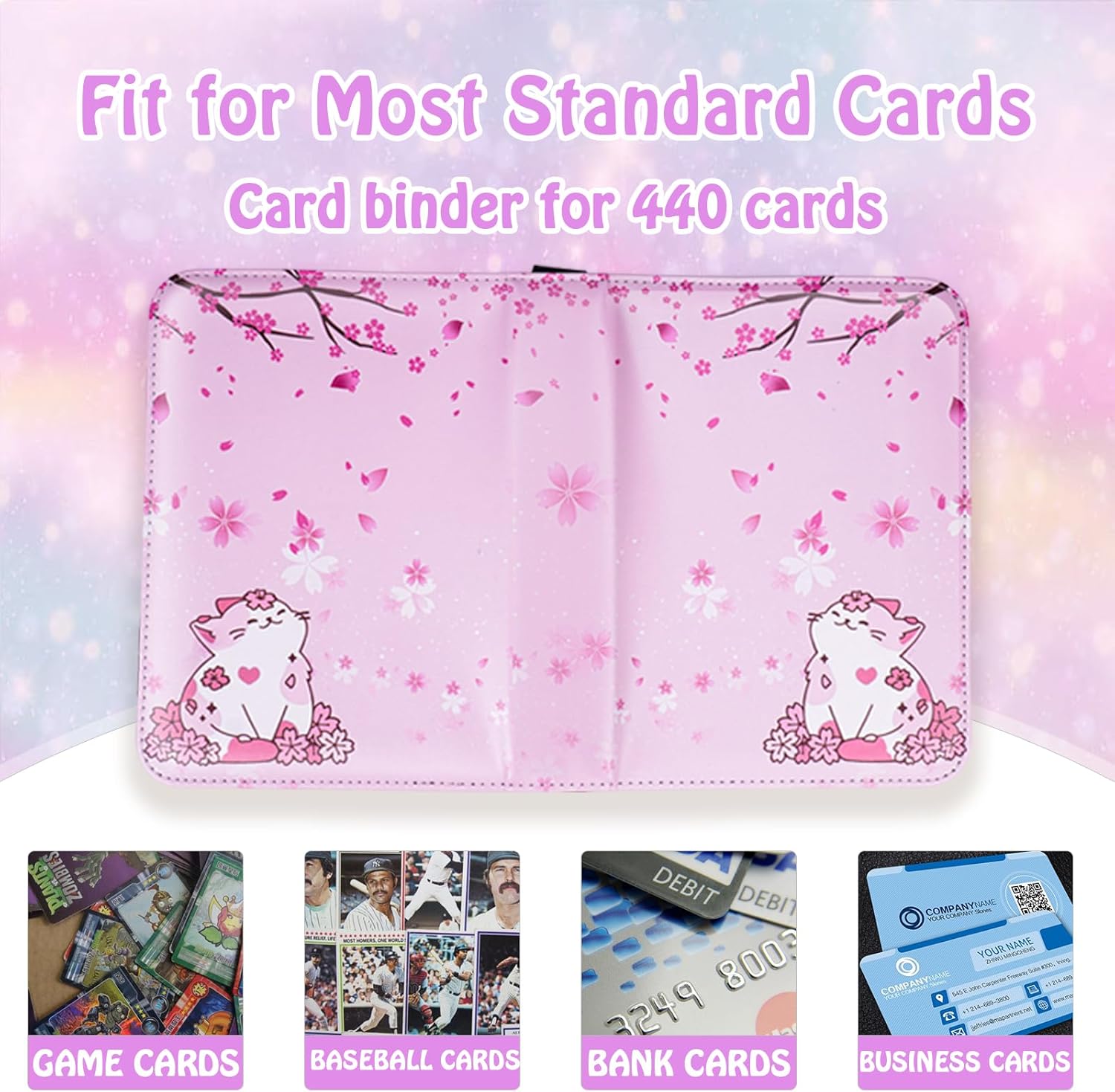 440 Card Binder for Girls with - огляд і ціна Trading Card Binder