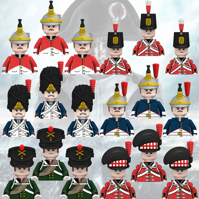 10pcs Napoleonic Wars Military - огляд і ціна Lego Minifigure Holder