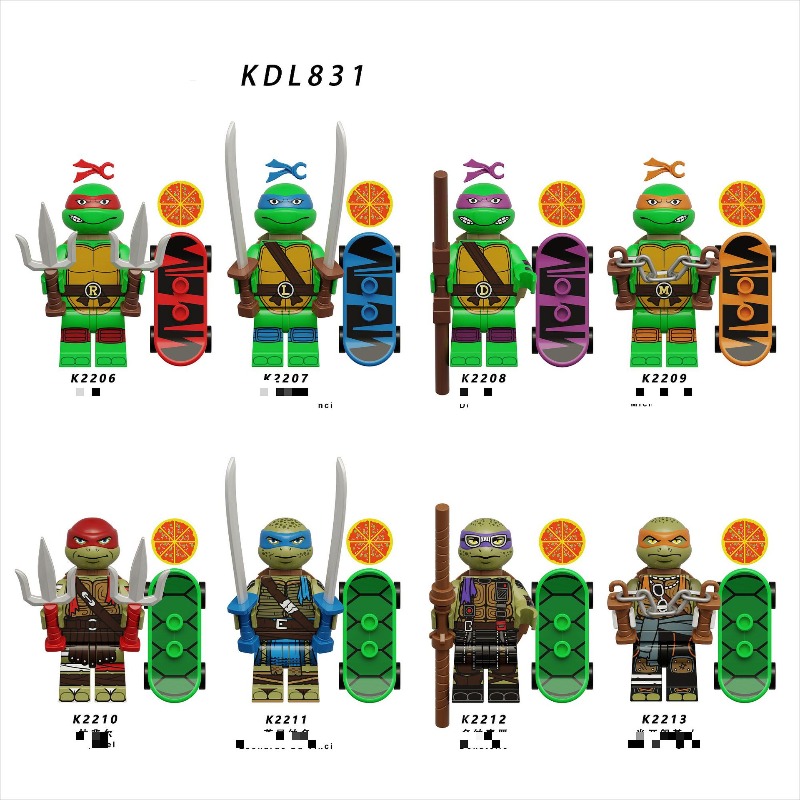 KDL831 cartoon series Teenage  - огляд і ціна Building Block Mini