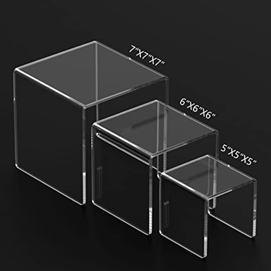 Clear Acrylic Display Risers 2 - огляд і ціна Display Risers Set