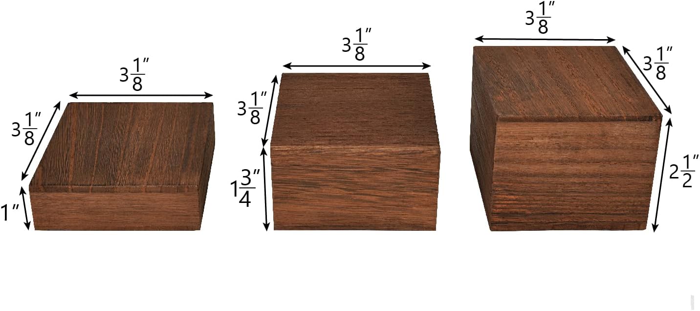 Wooden Display Risers Set - 3  - огляд і ціна Display Risers Set